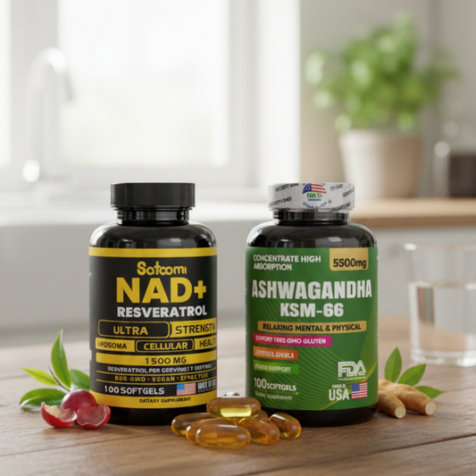 Ashwagandha KSM-66 + GRATIS RESVERATROL